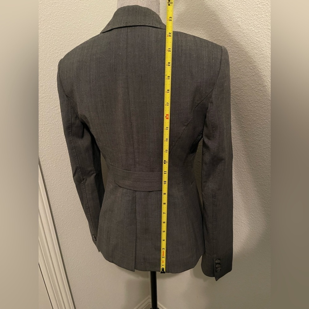 Vintage The Limited Grey “Perfect Travel” Suit Blazer - Sz 4 - Picture 9 of 9